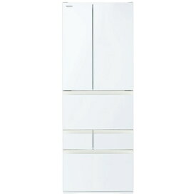 東芝｜TOSHIBA 冷蔵庫 VEGETA（ベジータ）FKシリーズ グランホワイト GR-Y550FK-EW [幅68.5cm /551L /6ドア /観音開きタイプ /2025年]《基本設置料金セット》【rb_makerA】