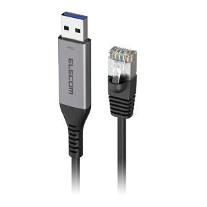 ELECOMbGR USB-A  LAN P[u [LLAN /3m /1GbpsΉ] JeS[6 (Mac/WindowsΉESwitchΉ) ubN LD-AL1G30BK