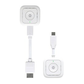 PRINCETON｜プリンストン 〔ワイヤレスHDMI〕送受信機セット(USB-C用) SP Cast Pocket Mini (ワイヤレスUSB-C to HDMI) ホワイト SC-POCKETMINI-C1R1
