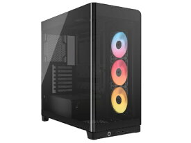 CORSAIR｜コルセア PCケース [ATX /Micro ATX /Extended ATX /Mini-ITX] FRAME 4500X RS-R ARGB Panoramic Glass ブラック CC-9011314-WW