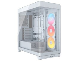 CORSAIR｜コルセア PCケース [ATX /Micro ATX /Extended ATX /Mini-ITX] FRAME 4500X RS-R ARGB Panoramic Glass ホワイト CC-9011315-WW