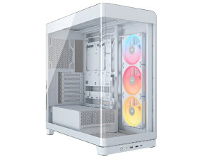 CORSAIRbRZA PCP[X [ATX /Micro ATX /Extended ATX /Mini-ITX] FRAME 4500X LX-R RGB iCUE LINK Panoramic Glass zCg CC-9011317-WW