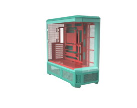 【エントリーで最大2万ポイント当たる｜7/26まで】 THERMALTAKE｜サーマルテイク PCケース [ATX /Micro ATX /Extended ATX /Mini-ITX] View 600 TG ミントストロベリー CA-11H-00FLWN-00