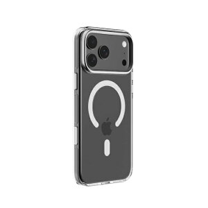 BELEX�b�r�[���b�N�X iPhone 17 Pro�P�[�X Crystal Series Magnetic Shockproof Case(Built-in Touch) DEVIA �N���A BLDVCS09-17PR-CL