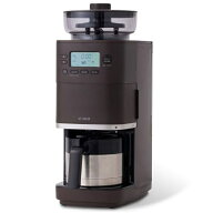 siroca｜シロカ コーン式全自動コーヒーメーカー カフェばこ PRO ダークブラウン SC-C281TD [全自動 /ミ…