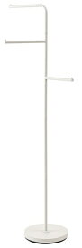 東谷｜AZUMAYA ハンガーラック（W59×D30×H159.5cm） MIP-27WH ホワイト【キャンセル・返品不可】