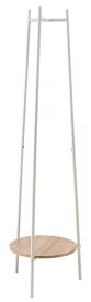 東谷｜AZUMAYA ハンガーラック（W43.5×D44.5×H160.5cm） MIP-28WH ホワイト【キャンセル・返品不可】