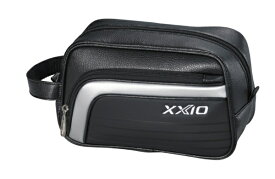 ダンロップ ゼクシオ｜DUNLOP XXIO ラウンドポーチ ブラック GGBX163RP [L24×H15×W12 (cm) /約0.2kg]