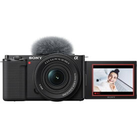SONY｜ソニー VLOGCAM ZV-E10 ミラーレス一眼カメラ ブラック ZV-E10K BQ [ズームレンズ]
