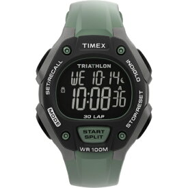 TIMEX｜タイメックス トライアスロン クラシック 30ラップ [Triathlon Classic 30 Lap] 1年保証 グリーン TW5M67300 [正規品]