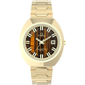 TIMEX�b�^�C���b�N�X Q�^�C���b�N�X �^�C���}�V�[�� ���C�V���[ [Q Timex 1972 Time Machine Reissue] 1�N�ۏ� �S�[���h TW2Y45200 [���K�i]