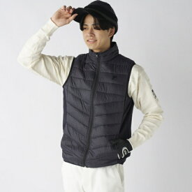 フィラゴルフ｜FILA GOLF 極薄ハイブリッドダウンベスト ブラック 785209 [メンズ /Lサイズ]【返品交換不可】