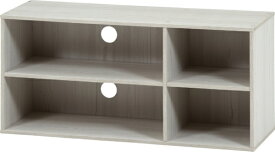 不二貿易｜Fuji Boeki TVラック 89幅 ホワイトウォッシュ 43872