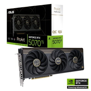 ASUSbGCX[X OtBbN{[h (RTX5070Ti / 16GB) PROART-RTX5070TI-O16G [GeForce RTXV[Y /16GB]