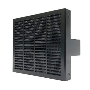 長尾製作所|NAGAO INDUSTRY 5インチベイ用フロントエアー インテーク3段 ブラック N-FR5CL03-F120B