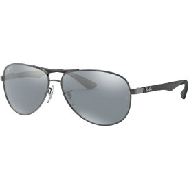 【エントリーで最大全額ポイント還元｜7/18迄】 RayBan｜レイバン CARBON FIBRE RB8313 004/K6 61mm シャイニーガンメタル/ポラライズドシルバーミラー【ew21_rb】