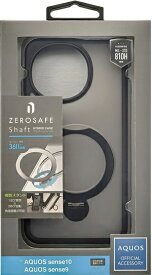 ラスタバナナ AQUOS sense10 ZEROSAFE 回転マグネットスタンド フロストブラック 9263AS10ZSFBK
