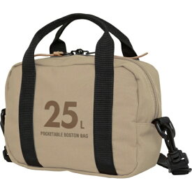 OUTDOOR PRODUCTS｜アウトドアプロダクツ ボストンバッグ 25L 折りたたみ ショルダーバッグ付き トラベル 旅行 キャリーオンベルト付き ベージュ OD-13125-BE