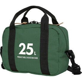 OUTDOOR PRODUCTS｜アウトドアプロダクツ ボストンバッグ 25L 折りたたみ ショルダーバッグ付き トラベル 旅行 キャリーオンベルト付き グリーン OD-13125-GR