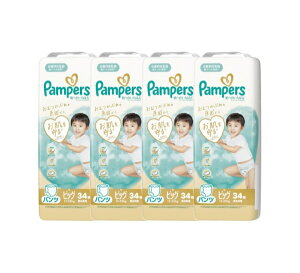 P&G�b�s�[�A���h�W�[ �y�P�[�X�̔��zPampers�i�p���p�[�X�j ���ւ̂����΂�p���c�@�X�[�p�[�W�����{�r�b�O(12-22kg)34��×4��