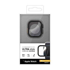 ���X�^�o�i�i�bRastaBanana Apple Watch Series9 Series8 Series7 45mm �K���X�t�B���� �P�[�X �J�o�[ �n�C�u���b�h ������ ������ PC�{GLASS �K���X��̌^�v���e�N�^�[ �\�ʍd�x8H �A�b�v���E�H�b�` �u���b�N 
