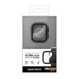 ���X�^�o�i�i�bRastaBanana Apple Watch series10 46mm �K���X�t�B���� �P�[�X �J�o�[ �n�C�u���b�h ������ ������ PC�{GLASS �K���X��̌^�v���e�N�^�[ �\�ʍd�x8H �A�b�v���E�H�b�` �u���b�N GHB5154AW46