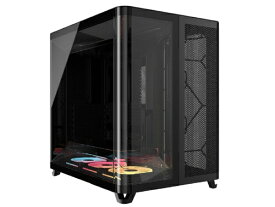 CORSAIR｜コルセア PCケース [ATX /Micro ATX /Extended ATX /Mini-ITX] AIR 5400 LX-R iCUE LINK Tempered Glass ブラック CC-9011320-WW