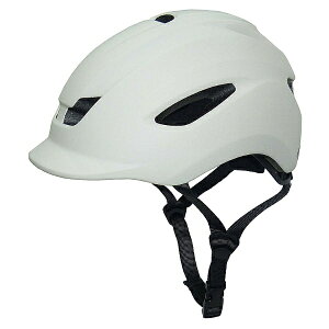 CAPTAIN STAG|キャプテンスタッグ 自転車ヘルメット Comodo コーモド (M-L:55〜60cm未満) マットホワイト Y-6472【返品不可】