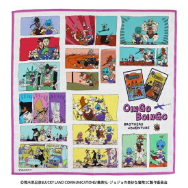 ブルーミング中西｜BLOOMING NAKANISHI 000401-0012-01 ジョジョの奇妙な冒険　スターダストクルセイダース　ハンカチ　オインゴ&ボインゴ 000401-0012-01