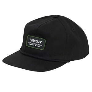 DUBSTACK�b�_�u�X�^�b�N DSH-T01-BK �g���b�J�[�L���b�v�@patch tracker cap�@�J���[�F�u���b�N�@ONE SIZE : FREE