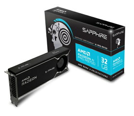 SAPPHIRE｜サファイヤ グラフィックボード AMD Radeon AI PRO R9700 32GB GDDR6 LITE SAP-R9700/32358-01-20G [Radeon Rシリーズ /32GB]