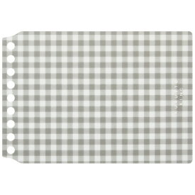 マルマン｜maruman くるっとリング ミニサイズ 表紙ギンガムチェック グレー FMR9PB-11