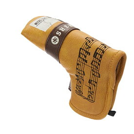 レゴリス｜REGOLITH ヘッドカバー シェリフ ミュージックシリーズ パター用 ヘッドカバー ピン型 MUSTARD×DARK SMU-004HC