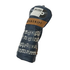 レゴリス｜REGOLITH ヘッドカバー シェリフ ミュージックシリーズ フェアウエイ用 ヘッドカバー NAVY×CAMEL SMU-004HC