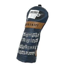 レゴリス｜REGOLITH ヘッドカバー シェリフ ミュージックシリーズ ユーティリティー用 ヘッドカバー NAVY×CAMEL SMU-004HC