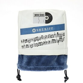 レゴリス｜REGOLITH ヘッドカバー シェリフ ミュージックシリーズ アイアン用 ヘッドカバー WHITE×TURQUOISE SMU-004HC