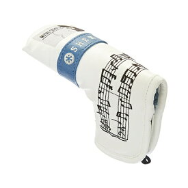 レゴリス｜REGOLITH ヘッドカバー シェリフ ミュージックシリーズ パター用 ヘッドカバー ピン型 WHITE×TURQUOISE SMU-004HC