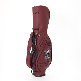 レゴリス｜REGOLITH キャディバッグ 【2025.second】SKULL COLLECTION WINE×BLACK VAS-010CB [9.5インチ /5分割 /3.8kg]