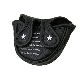 レゴリス｜REGOLITH ヘッドカバー バリアント カジュアルコレクション パター用 ヘッドカバー マレット型 BLACK VAC-001HC