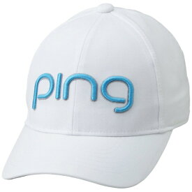 ピン｜PING レディース HW-L2501 ツアーキャップ ホワイト×ターコイズ 38218 [レディース /フリーサイズ(56-58cm)]