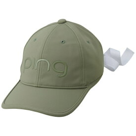 ピン｜PING レディース HW-L2503 クールリボンキャップ オリーブ 38220 [レディース /フリーサイズ(56-58cm)]