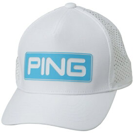 ピン｜PING 男女兼用 HW-T2501 ツアーキャップ ホワイト×ターコイズ 38205 [ユニセックス /フリーサイズ(57-59cm)]