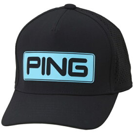 ピン｜PING 男女兼用 HW-T2501 ツアーキャップ ブラック×ターコイズ 38205 [ユニセックス /フリーサイズ(57-59cm)]