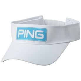 ピン｜PING 男女兼用 HW-T2502 ツアーバイザー ホワイト×ターコイズ 38206 [ユニセックス /フリーサイズ(57-59cm)]
