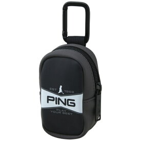 ピン｜PING GB-U2610 ソフトPUボールケース ブラック 39063