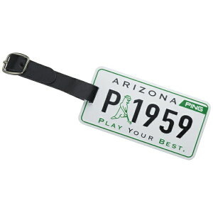 �s���bPING AC-N2602 MR.PING���C�Z���X�v���[�g�l�[���^�O �z���C�g 39010 [W5×H9cm]