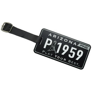 �s���bPING AC-N2602 MR.PING���C�Z���X�v���[�g�l�[���^�O �u���b�N 39010 [W5×H9cm]