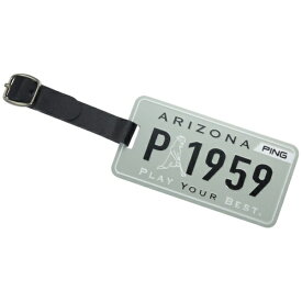 ピン｜PING AC-N2602 MR.PINGライセンスプレートネームタグ グレー 39010 [W5×H9cm]
