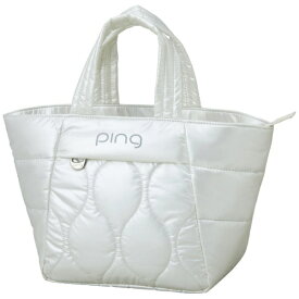 ピン｜PING GB-L2603 パフィーラウンドトート ホワイト 39035 [W41×H-23×D13cm /約250g]
