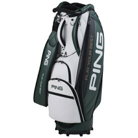 ピン｜PING キャディバッグ CB-U2502 ソフトPU グリーン 38298 [9.5型 /5分割 /約3.2kg]